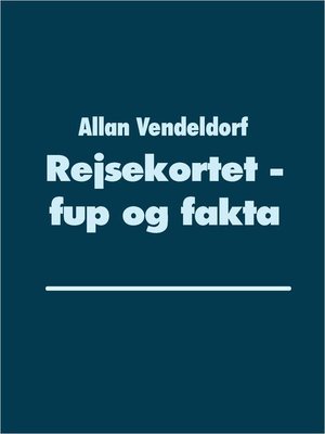 cover image of Rejsekortet--fup og fakta